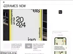 Sites similar to ceramicsnow.org
