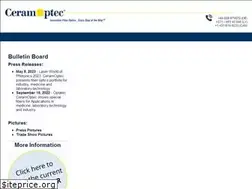 Sites similar to ceramoptec.com