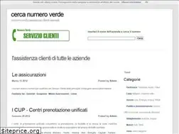 Sites similar to cercanumeroverde.it
