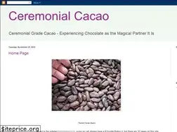 Sites similar to ceremonialcacao.blogspot.com