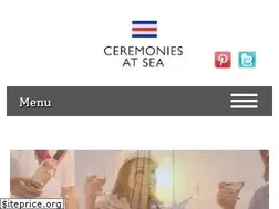 Sites similar to ceremoniesatsea.com