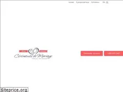 Sites similar to ceremoniesdemariage.ca