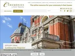 Sites similar to ceremoniesineastsussex.co.uk