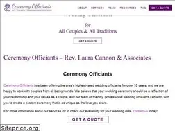 Sites similar to ceremonyofficiants.com