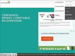 Sites similar to cerfrancedordogne.fr