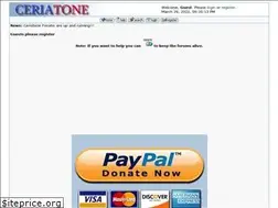 Sites similar to ceriatoneforum.com