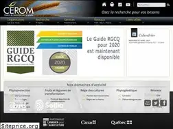 Sites similar to cerom.qc.ca