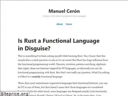 Sites similar to ceronman.com