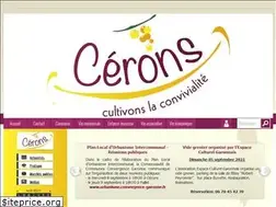 Sites similar to cerons.fr