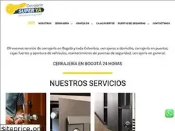 Sites similar to cerrajeriasuperyabogota.com.co