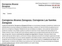 Sites similar to cerrajeriaszaragoza.net