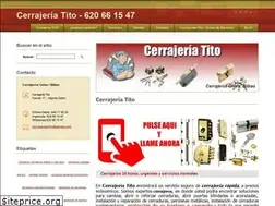 Sites similar to cerrajeriatito.com