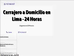 Sites similar to cerrajero.pe