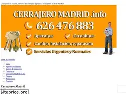 Sites similar to cerrajeromadrid.info