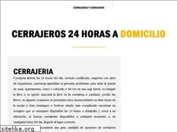 Sites similar to cerrajeros24horasadomicilio.com
