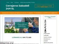 Sites similar to cerrajeros24hsabadell.es