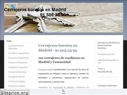 Sites similar to cerrajerosbaratosenmadrid.com