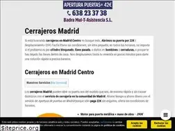 Sites similar to cerrajerosdeurgenciamadrid24h.com