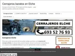 Sites similar to cerrajeroselche.es