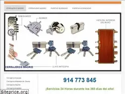 Sites similar to cerrajerosmadrid.mobi