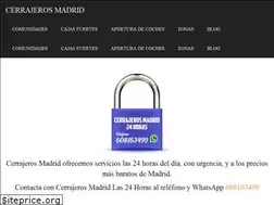 Sites similar to cerrajerosmadridlas24horas.com