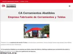 Sites similar to cerramientosabatibles.com