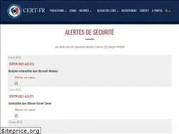 Sites similar to cert.ssi.gouv.fr