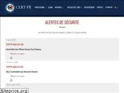 Sites similar to certa.ssi.gouv.fr