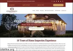 Sites similar to certaintyinspections.com