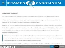 Sites similar to certamencarolinum.de