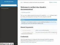 Sites similar to certbot-dns-linode.readthedocs.io