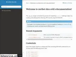 Sites similar to certbot-dns-ovh.readthedocs.io