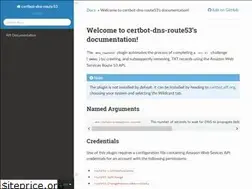 Sites similar to certbot-dns-route53.readthedocs.io