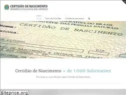 Sites similar to certidaodenascimento.com.br