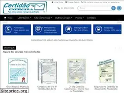 Sites similar to certidaoexpressa.com.br