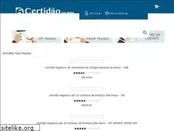 Sites similar to certidaonamao.com.br