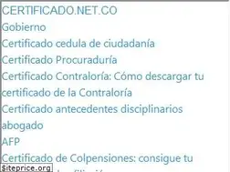 Sites similar to certificado.net.co