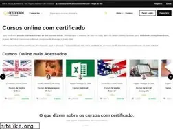 Sites similar to certificadocursosonline.com