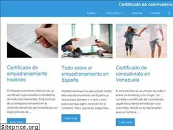 Sites similar to certificadodeconvivencia.com