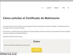 Sites similar to certificadodematrimonio.info