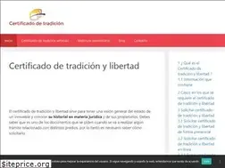 Sites similar to certificadodetradicion.com.co