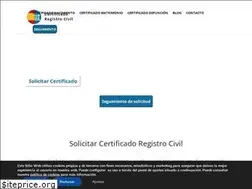 Sites similar to certificadoregcivil.com