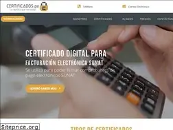 Sites similar to certificados.pe