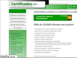 Sites similar to certificados.pro