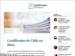 Sites similar to certificadosdechile.cl