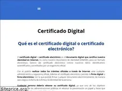 Sites similar to certificadosdigital.es