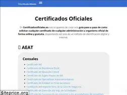 Sites similar to certificadosoficiales.es