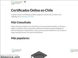 Sites similar to certificadosonline.cl