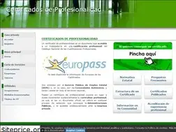 Sites similar to certificadosprofesionalidad.com