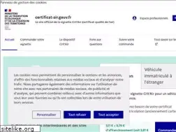 Sites similar to certificat-air.gouv.fr